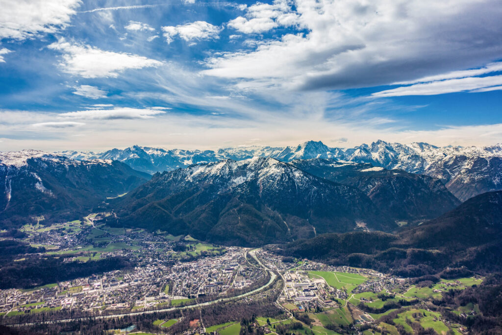 Bad Reichenhall mit Berglandschaft