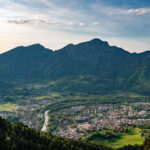 Blick über Bad Reichenhall zum Hochstaufen