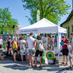 Infostand der Biosphärenregion am Gartentag der Lokwelt