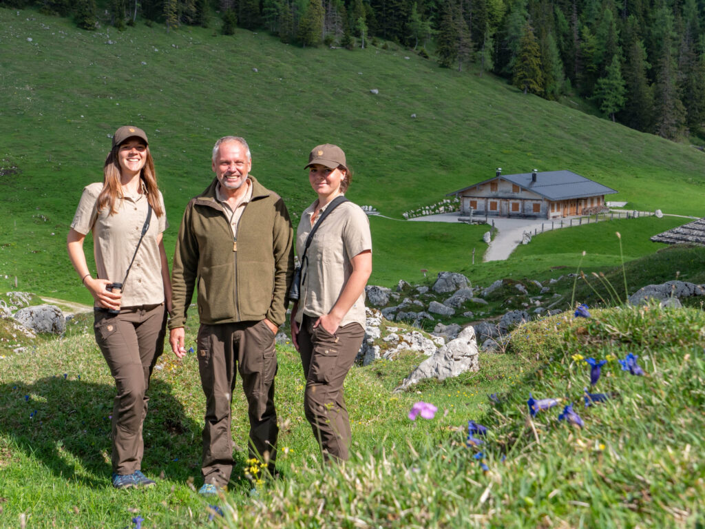 Biosphären-Ranger am Berg