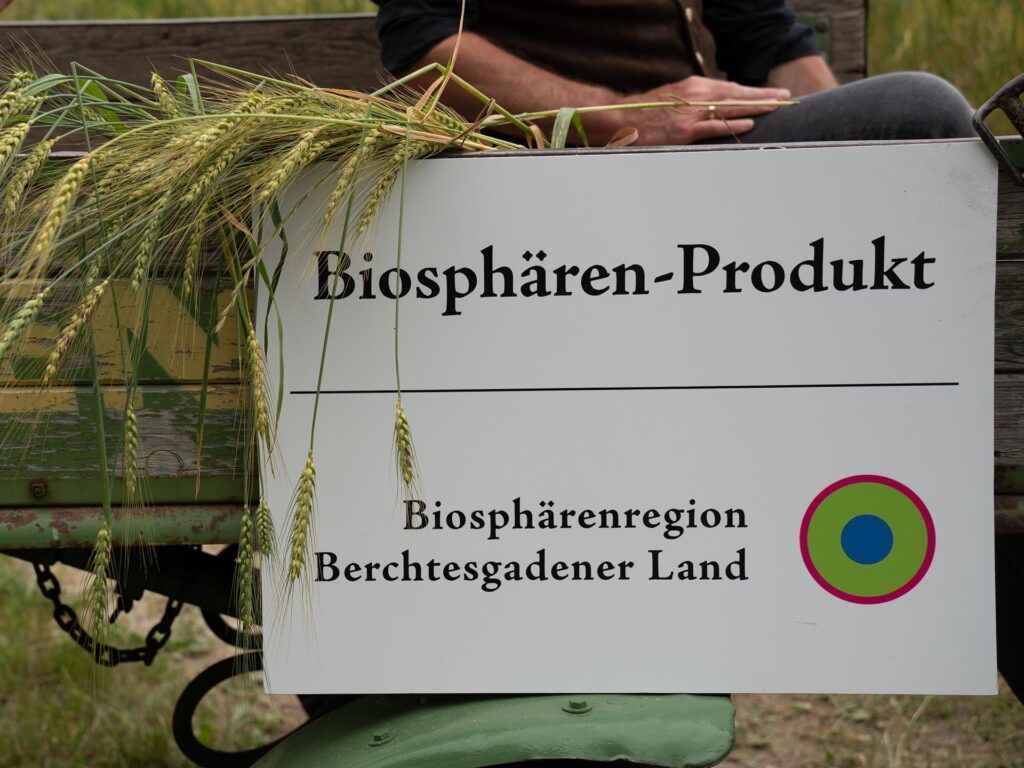 Biosphären-Produkt-Schild