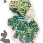 Karte mit Zonierung der Biosphärenregion