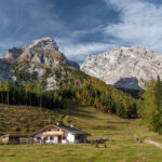 Blick über die Kührointalm zum Watzmannmassiv
