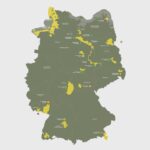 Deutschlandkarte mit allen Biosphärenreservaten