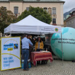 Information stand of the Biosphere Region in Bad Reichenhall