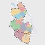 Karte mit farbig markierten Flächen aller Gemeinden im Berchtesgadener Land