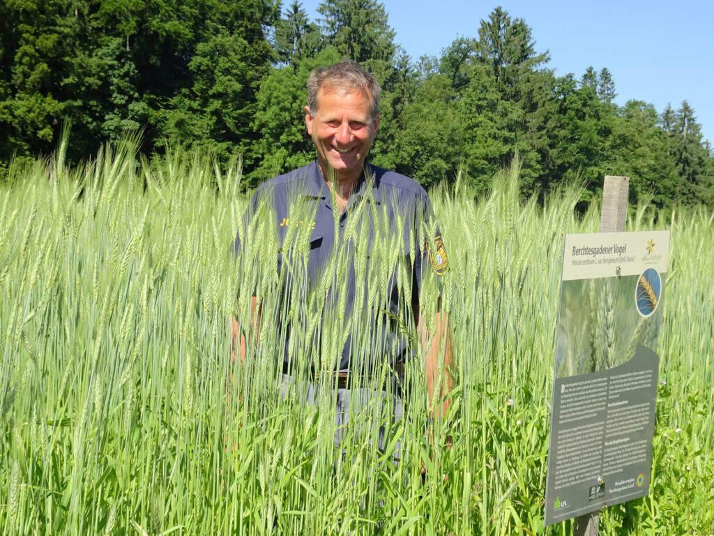 Peter Forster im Berchtesgadener Vogel-Feld