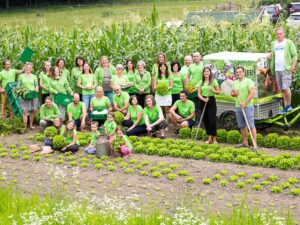 Team des Partnerbetriebs Biohof Lecker