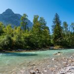 View over the Saalach up to the Reiteralpe