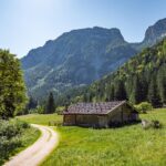Blick über die Schwarzbachalm auf die Reiteralpe