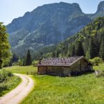 Blick über die Schwarzbachalm auf die Reiteralpe