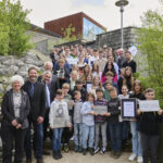 Gruppenfoto bei der Auszeichnungsveranstaltung der ersten Nationalpark- und Biosphärenschulen